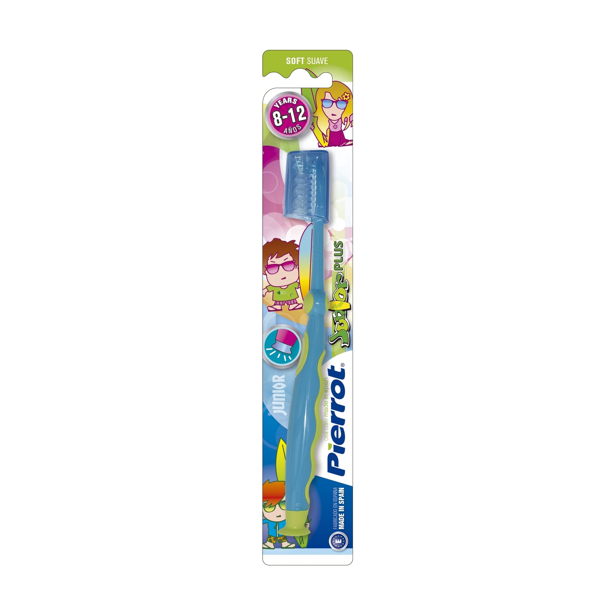 Дитяча зубна щітка Pierrot Junior Plus Soft м'яка, від 8-12 років, 1 шт
